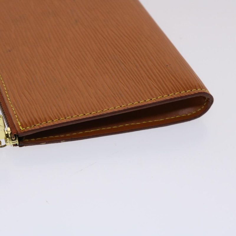 LOUIS VUITTON Epi Pochette Accessoires Pouch Brown M52953 LV  48649 - Logoexplore - Image 4