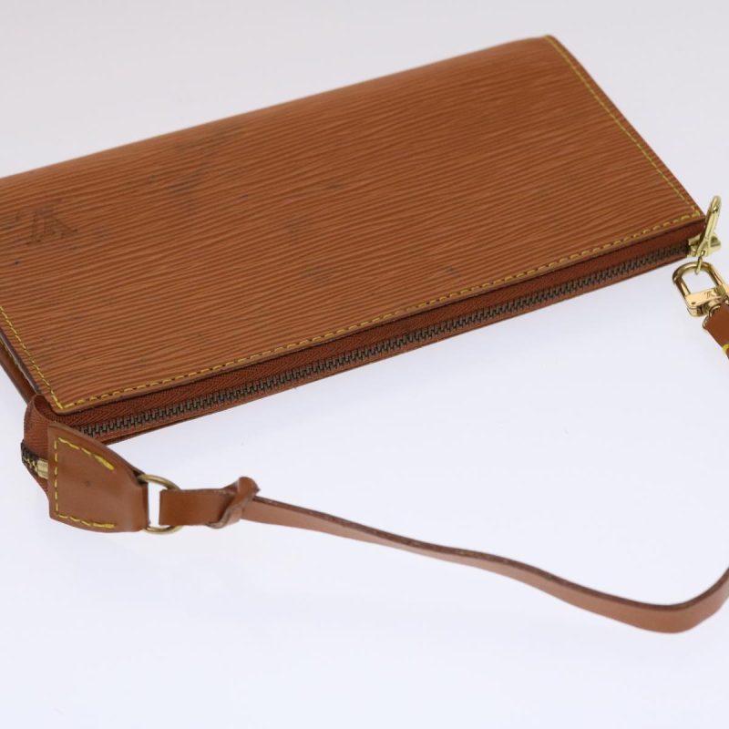 LOUIS VUITTON Epi Pochette Accessoires Pouch Brown M52953 LV  48649 - Logoexplore - Image 6