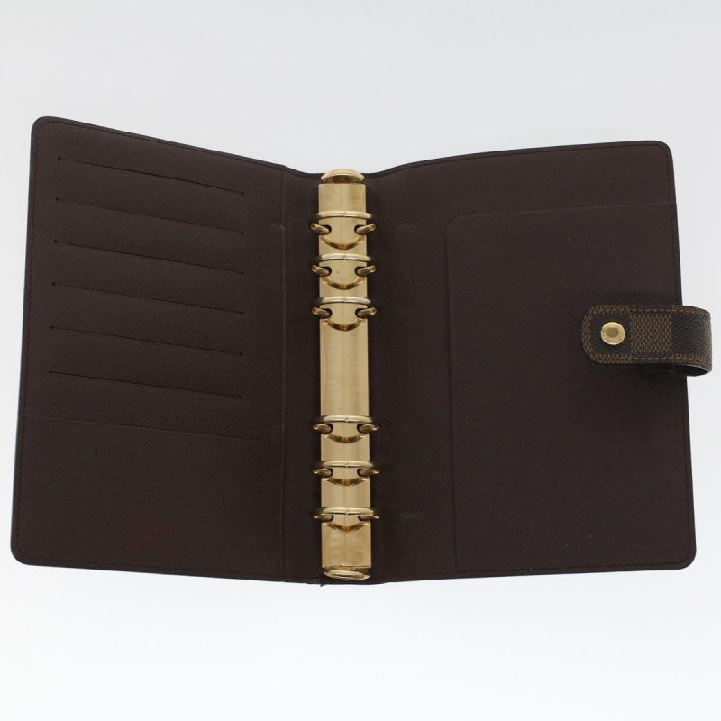 LOUIS VUITTON Damier Ebene Agenda MM Day Planner Cover R20240 LV  48770 - Logoexplore - Image 9
