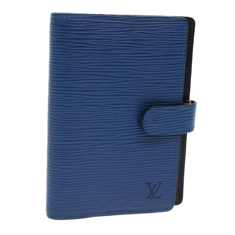 LOUIS VUITTON Epi Agenda PM Day Planner Cover Blue R20055 LV  48778 - Logoexplore