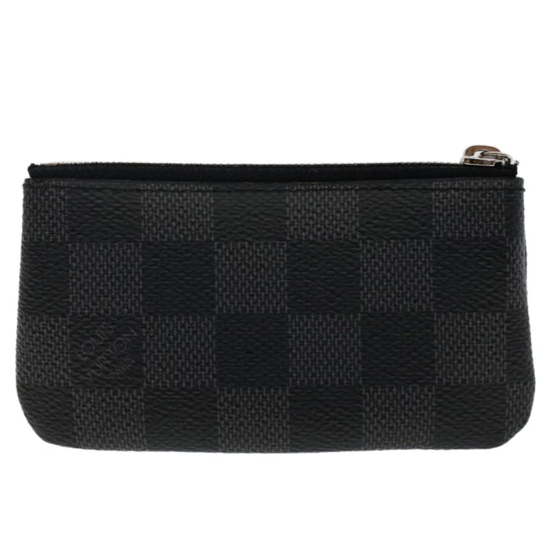 LOUIS VUITTON Damier Graphite Pochette Cles Coin Purse N60155 LV  48781 - Logoexplore - Image 2