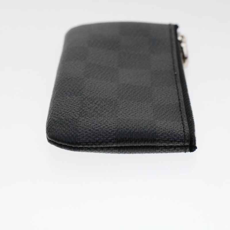 LOUIS VUITTON Damier Graphite Pochette Cles Coin Purse N60155 LV  48781 - Logoexplore - Image 4