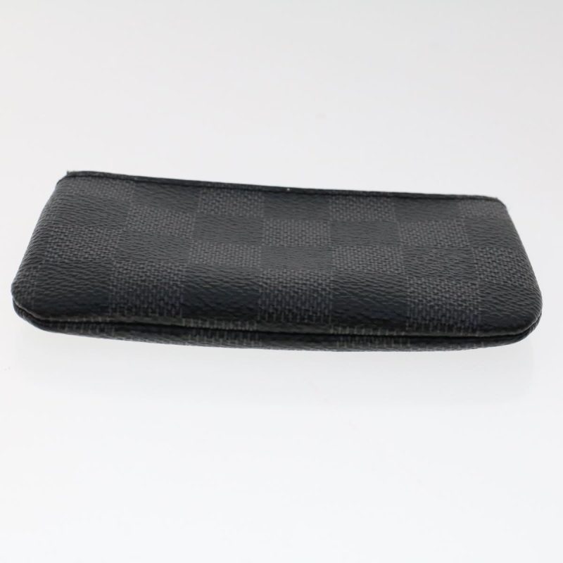 LOUIS VUITTON Damier Graphite Pochette Cles Coin Purse N60155 LV  48781 - Logoexplore - Image 6