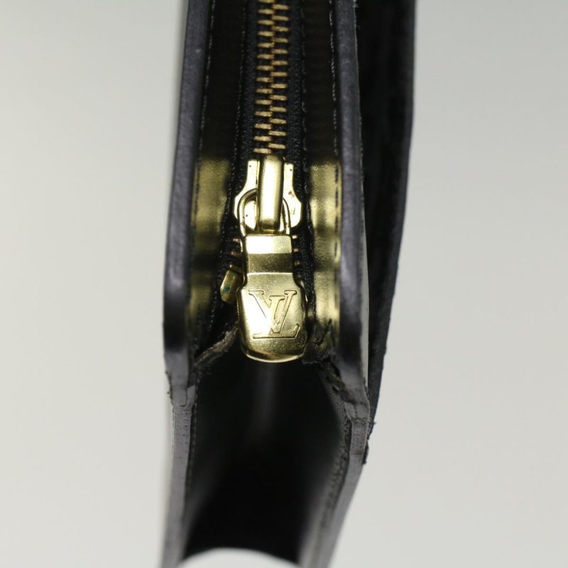 LOUIS VUITTON Epi Pochette Homme Clutch Bag Black M52522 LV  48829 - Logoexplore - Image 9