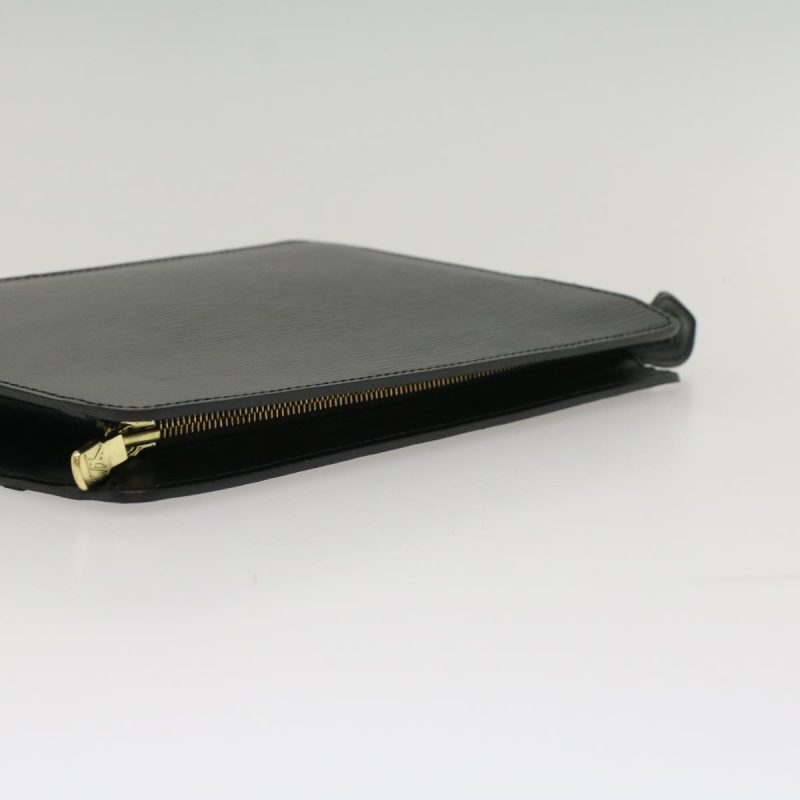 LOUIS VUITTON Epi Pochette Homme Clutch Bag Black M52522 LV  48829 - Logoexplore - Image 5