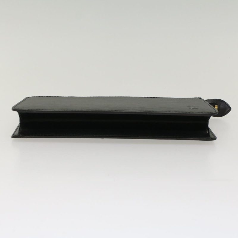 LOUIS VUITTON Epi Pochette Homme Clutch Bag Black M52522 LV  48829 - Logoexplore - Image 6