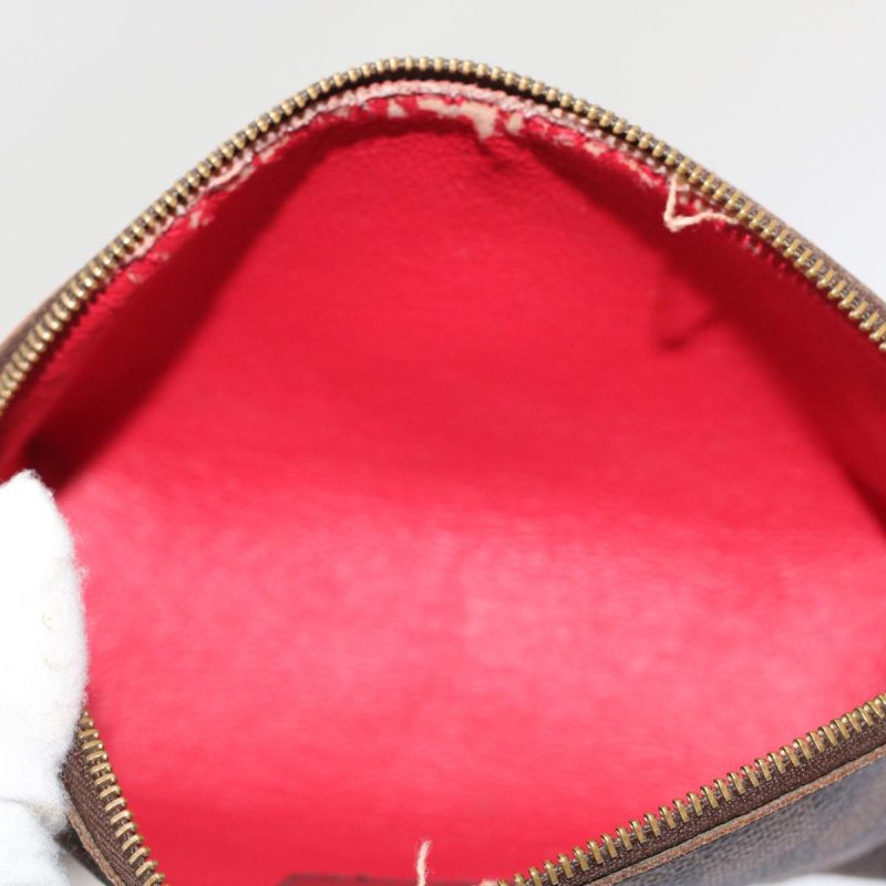 LOUIS VUITTON Damier Ebene Pochette Cosmetic PM Pouch N47516 LV  48839 - Logoexplore - Image 10