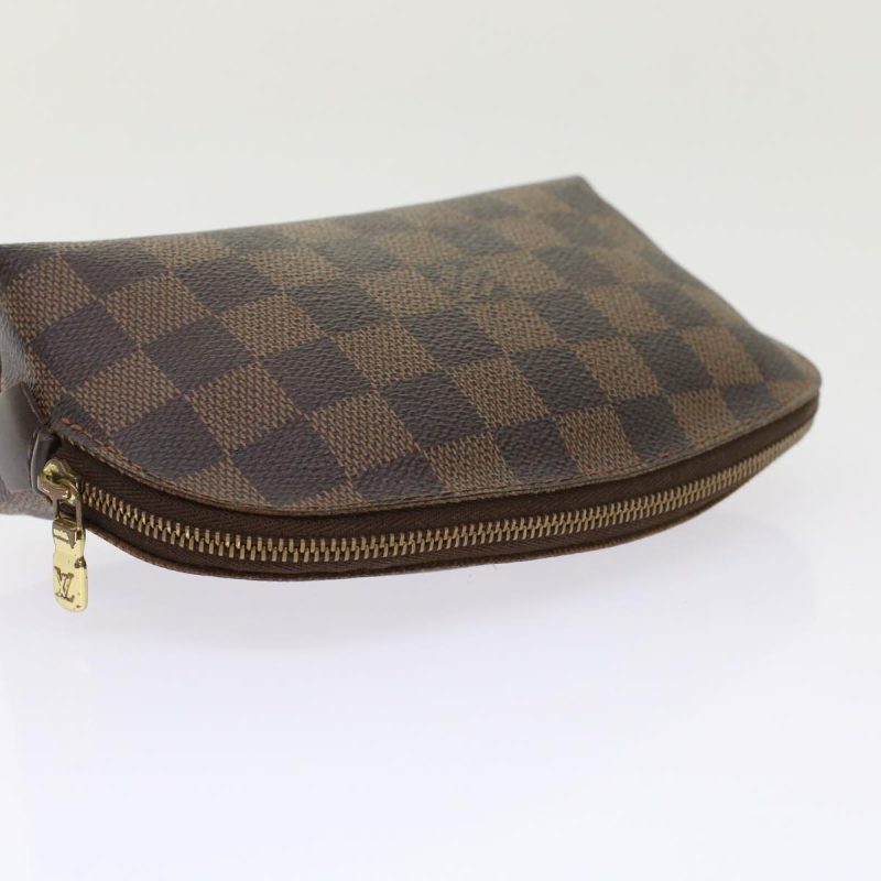 LOUIS VUITTON Damier Ebene Pochette Cosmetic PM Pouch N47516 LV  48839 - Logoexplore - Image 5