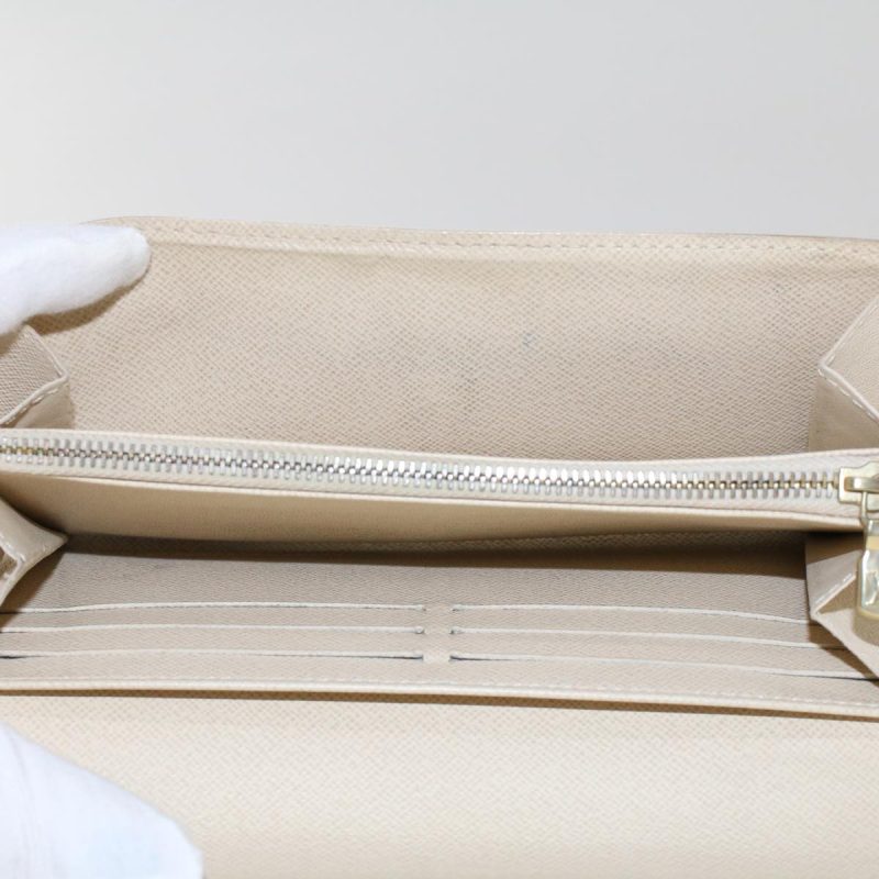 LOUIS VUITTON Damier Azur Portefeuille Sarah Long Wallet N63208 LV  48895 - Logoexplore - Image 10