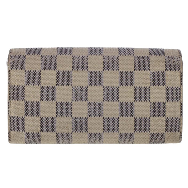 LOUIS VUITTON Damier Azur Portefeuille Sarah Long Wallet N63208 LV  48895 - Logoexplore - Image 2