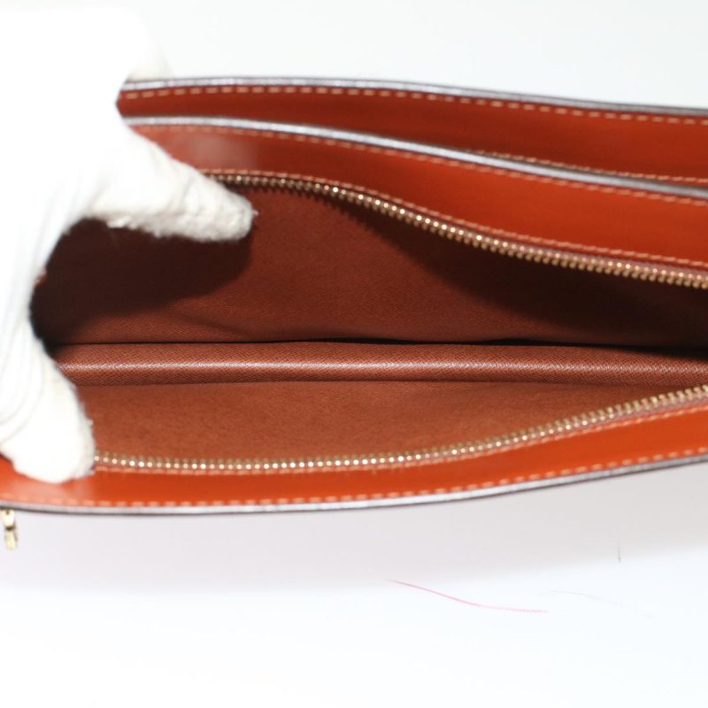 LOUIS VUITTON Epi Angian Clutch Bag Brown M52113 LV  48959 - Logoexplore - Image 10
