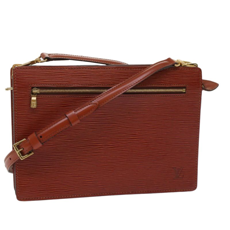 LOUIS VUITTON Epi Angian Clutch Bag Brown M52113 LV  48959 - Logoexplore
