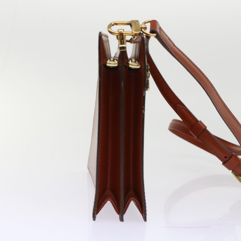 LOUIS VUITTON Epi Angian Clutch Bag Brown M52113 LV  48959 - Logoexplore - Image 4