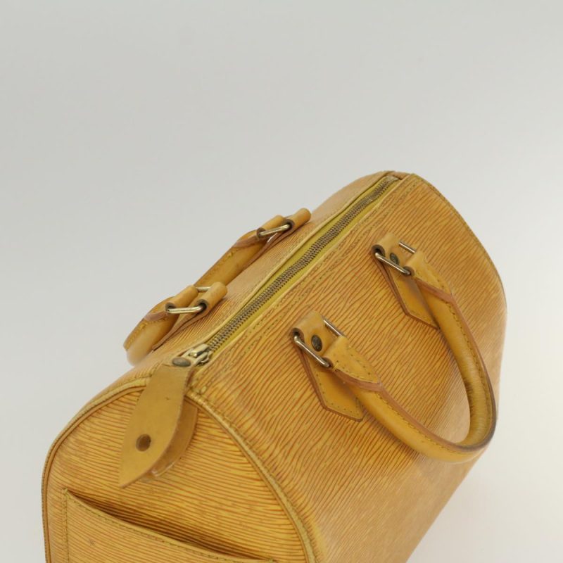 LOUIS VUITTON Epi Speedy 25 Hand Bag Tassili Yellow M43019 LV  48961 - Logoexplore - Image 6
