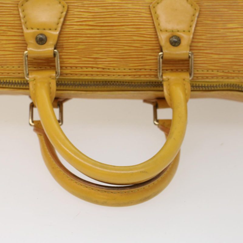 LOUIS VUITTON Epi Speedy 25 Hand Bag Tassili Yellow M43019 LV Unise 48961 - Logoexplore - Image 7
