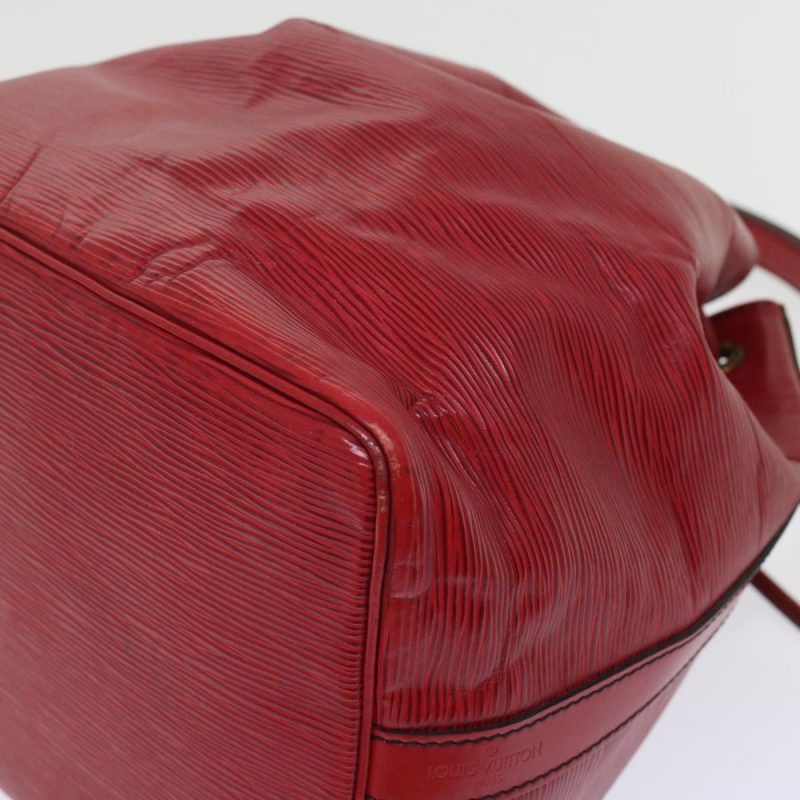 LOUIS VUITTON Epi Petit Noe Shoulder Bag Red M44107 LV  48976 - Logoexplore - Image 10