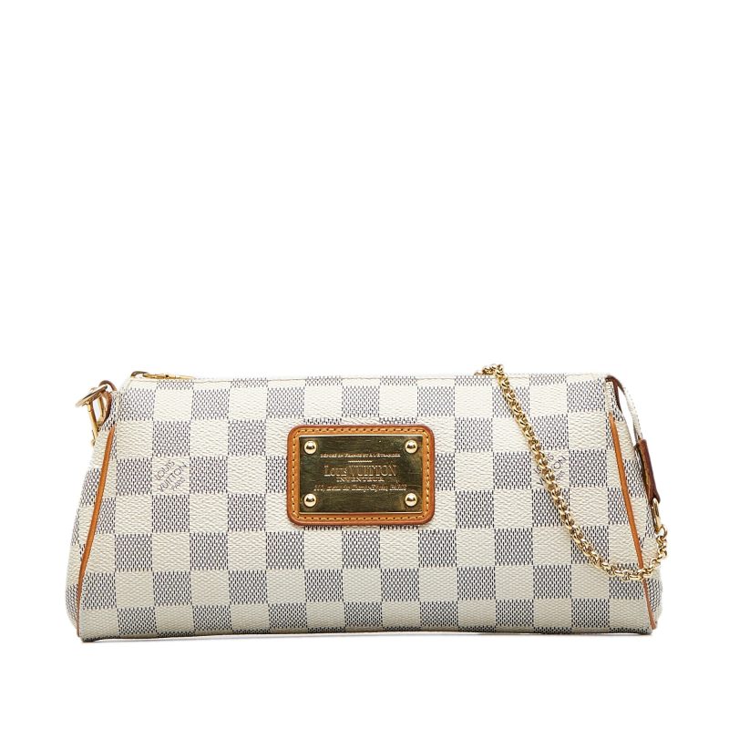 LOUIS VUITTON Damier Azur Eva Crossbody Bag - Logoexplore