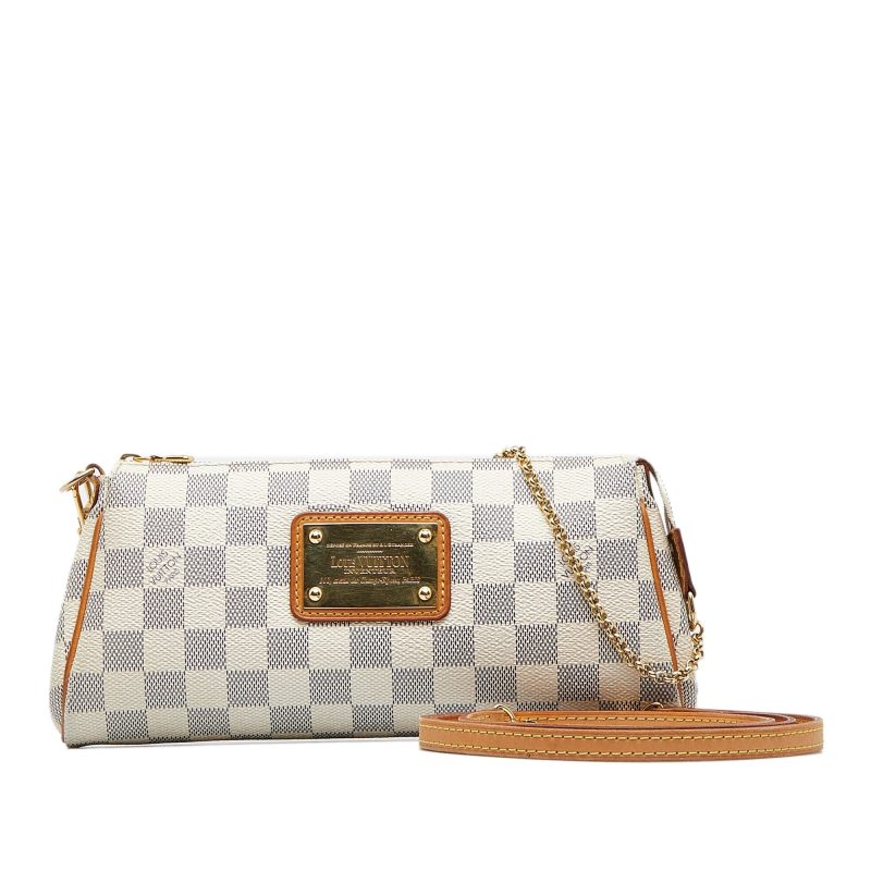 LOUIS VUITTON Damier Azur Eva Crossbody Bag - Logoexplore - Image 10