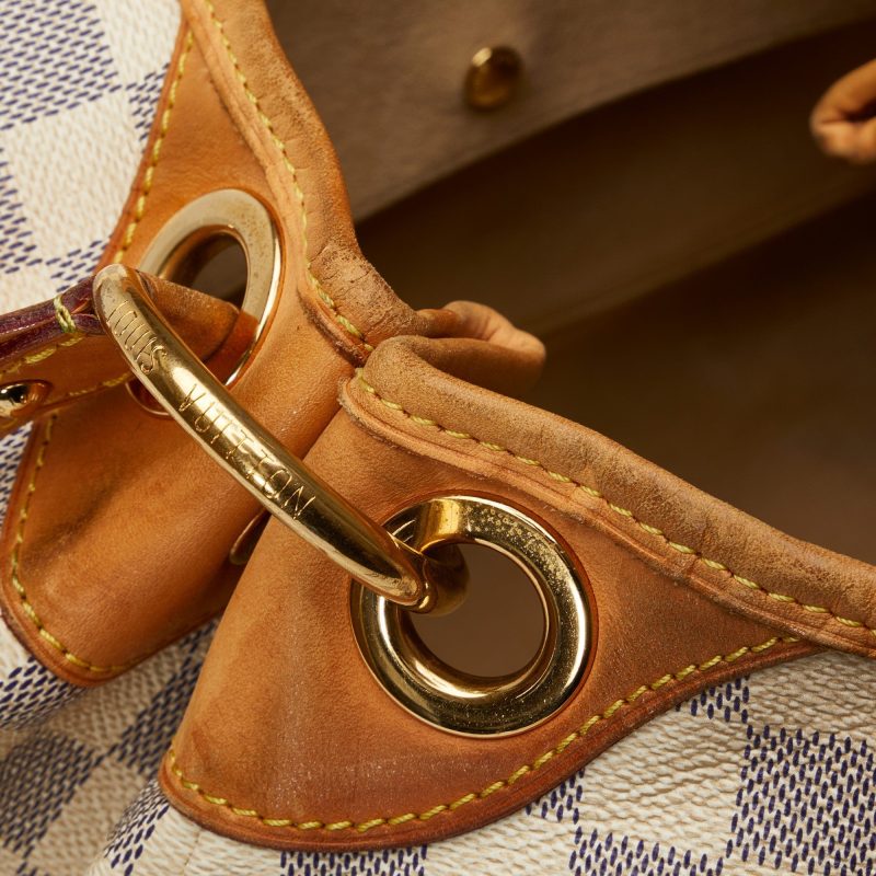 LOUIS VUITTON Damier Azur Galliera PM Shoulder Bag - Logoexplore - Image 9