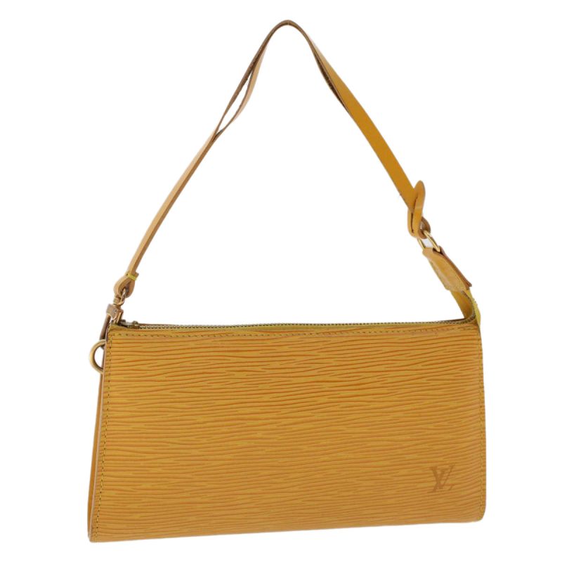 LOUIS VUITTON Epi Pochette Accessoires Accessory Pouch Yellow M52989 Auth 49142 - Logoexplore