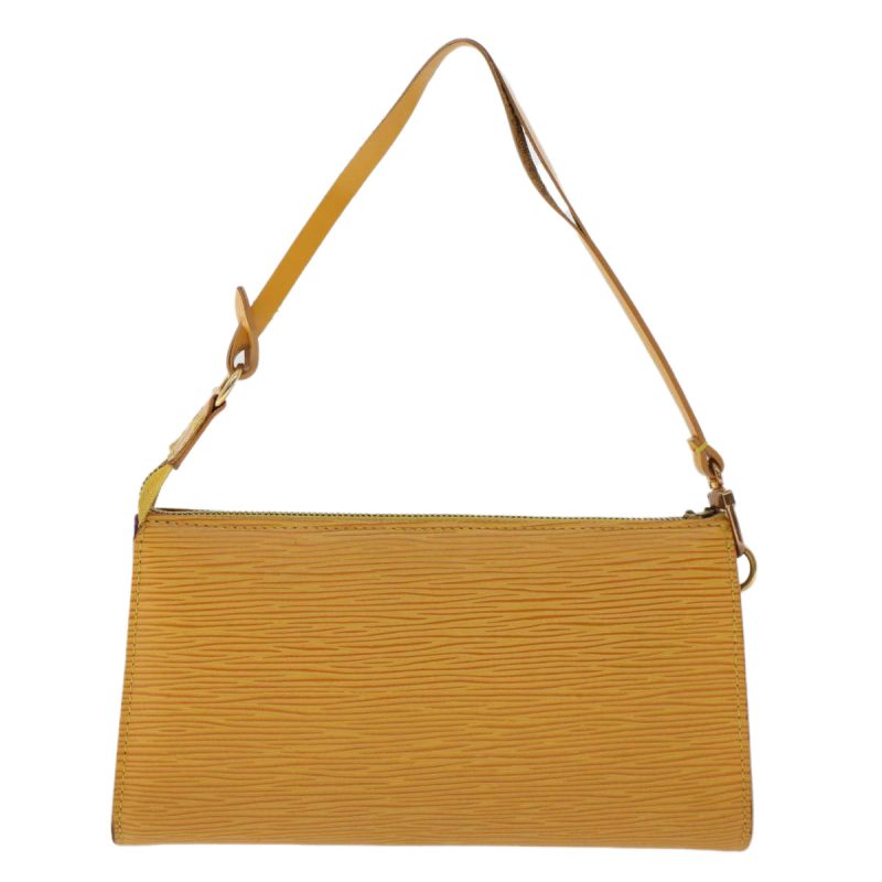 LOUIS VUITTON Epi Pochette Accessoires Accessory Pouch Yellow M52989 Auth 49142 - Logoexplore - Image 2
