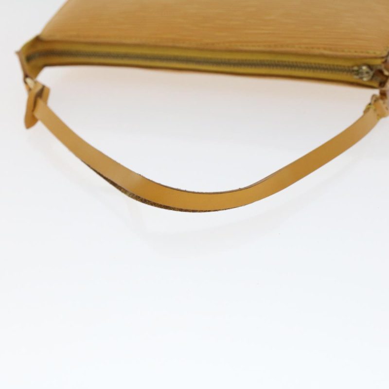 LOUIS VUITTON Epi Pochette Accessoires Accessory Pouch Yellow M52989 Auth 49142 - Logoexplore - Image 7
