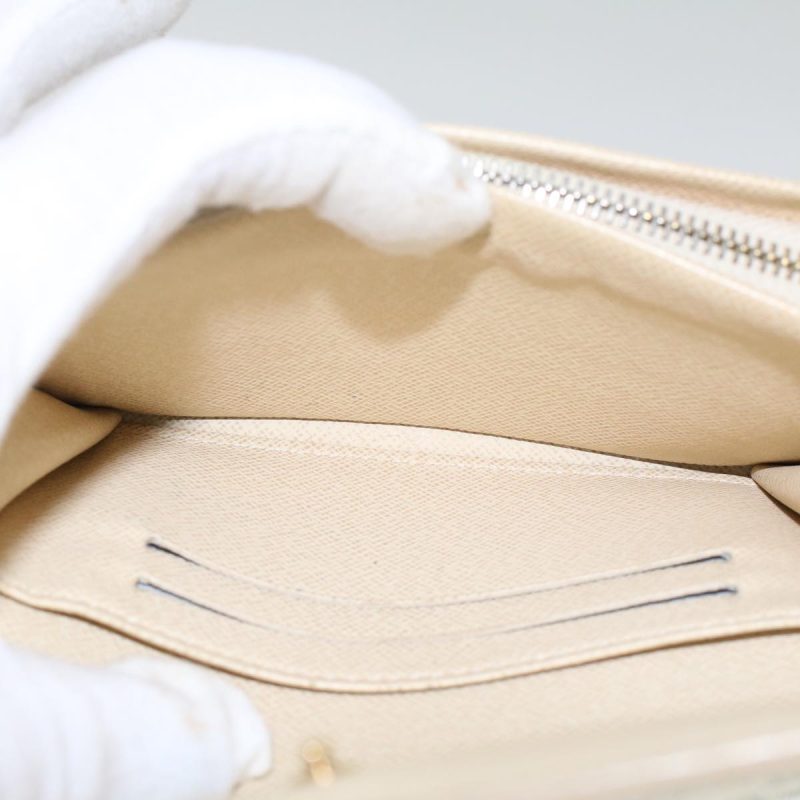 LOUIS VUITTON Damier Azur Portefeuille Tresol Wallet N61744 LV  49193 - Logoexplore - Image 9