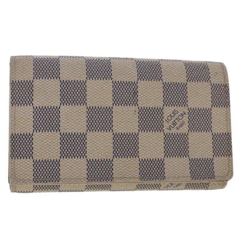 LOUIS VUITTON Damier Azur Portefeuille Tresol Wallet N61744 LV  49193 - Logoexplore