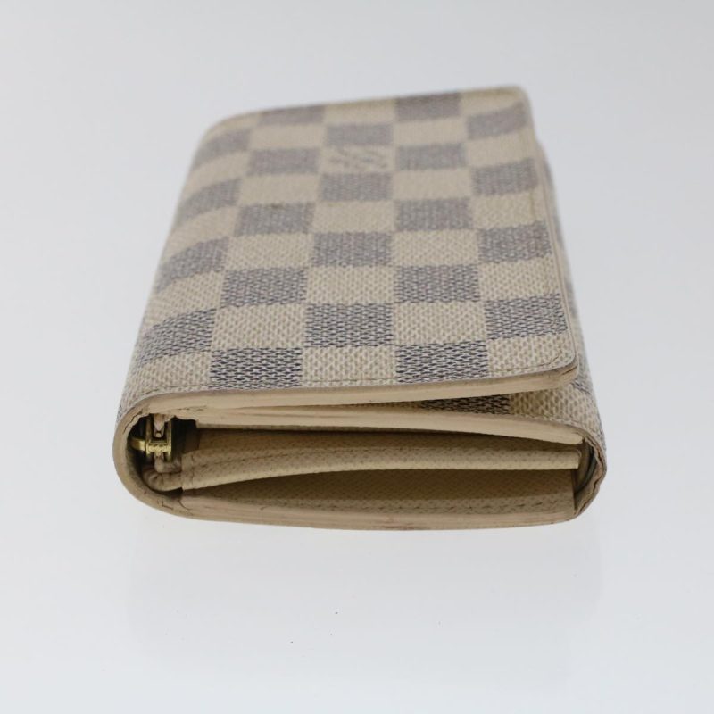 LOUIS VUITTON Damier Azur Portefeuille Tresol Wallet N61744 LV  49193 - Logoexplore - Image 3