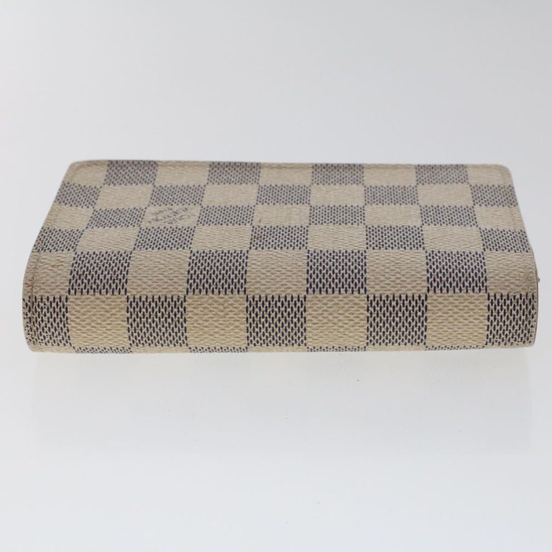 LOUIS VUITTON Damier Azur Portefeuille Tresol Wallet N61744 LV  49193 - Logoexplore - Image 5