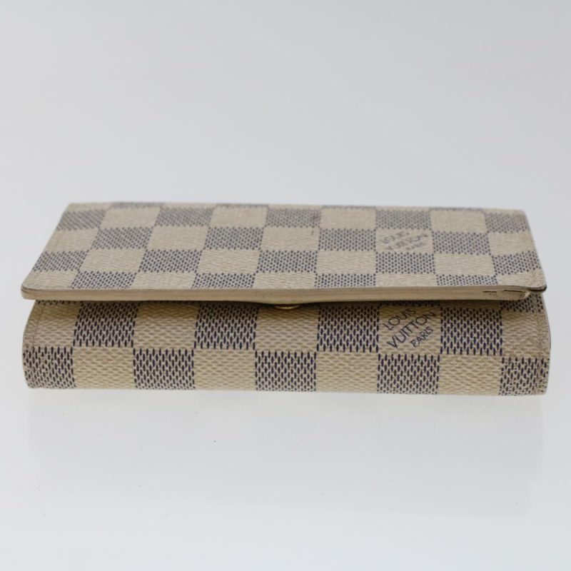 LOUIS VUITTON Damier Azur Portefeuille Tresol Wallet N61744 LV  49193 - Logoexplore - Image 6