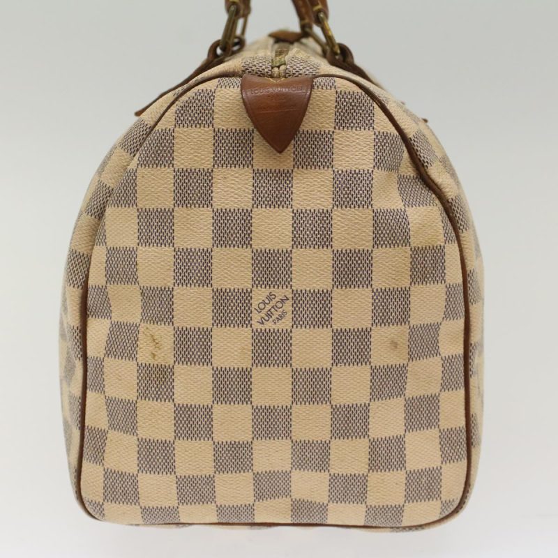 LOUIS VUITTON Damier Azur Speedy 30 Hand Bag - Logoexplore - Image 4