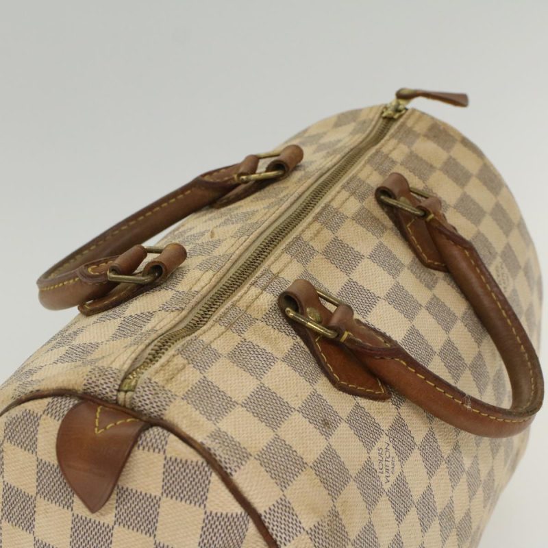 LOUIS VUITTON Damier Azur Speedy 30 Hand Bag - Logoexplore - Image 6