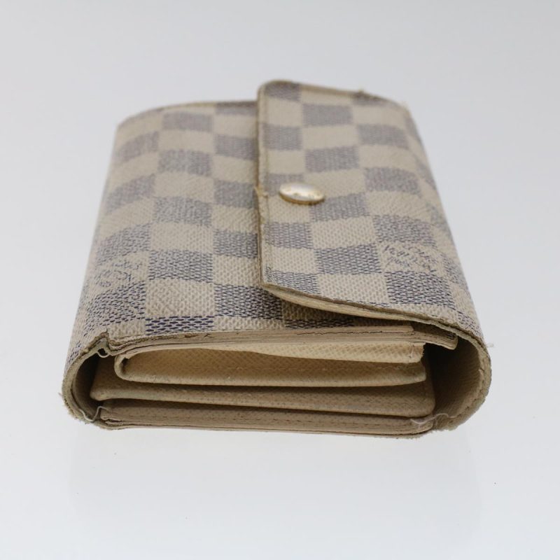 LOUIS VUITTON Damier Azur Portefeuille Alexandra Wallet N63068 LV  49324 - Logoexplore - Image 4