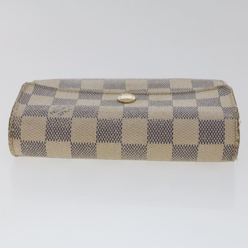 LOUIS VUITTON Damier Azur Portefeuille Alexandra Wallet N63068 LV  49324 - Logoexplore - Image 5