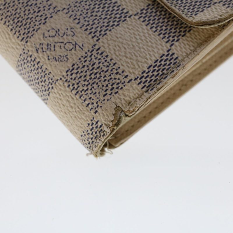 LOUIS VUITTON Damier Azur Portefeuille Alexandra Wallet N63068 LV  49324 - Logoexplore - Image 7