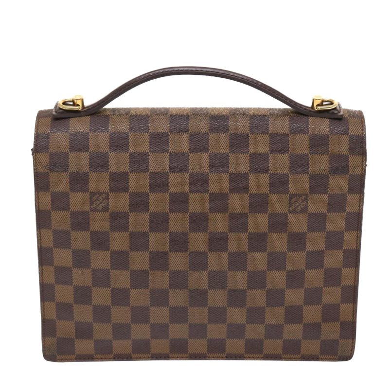 LOUIS VUITTON Damier Ebene Monceau 28 Hand Bag SPO 2way N48088 49347 - Logoexplore - Image 2