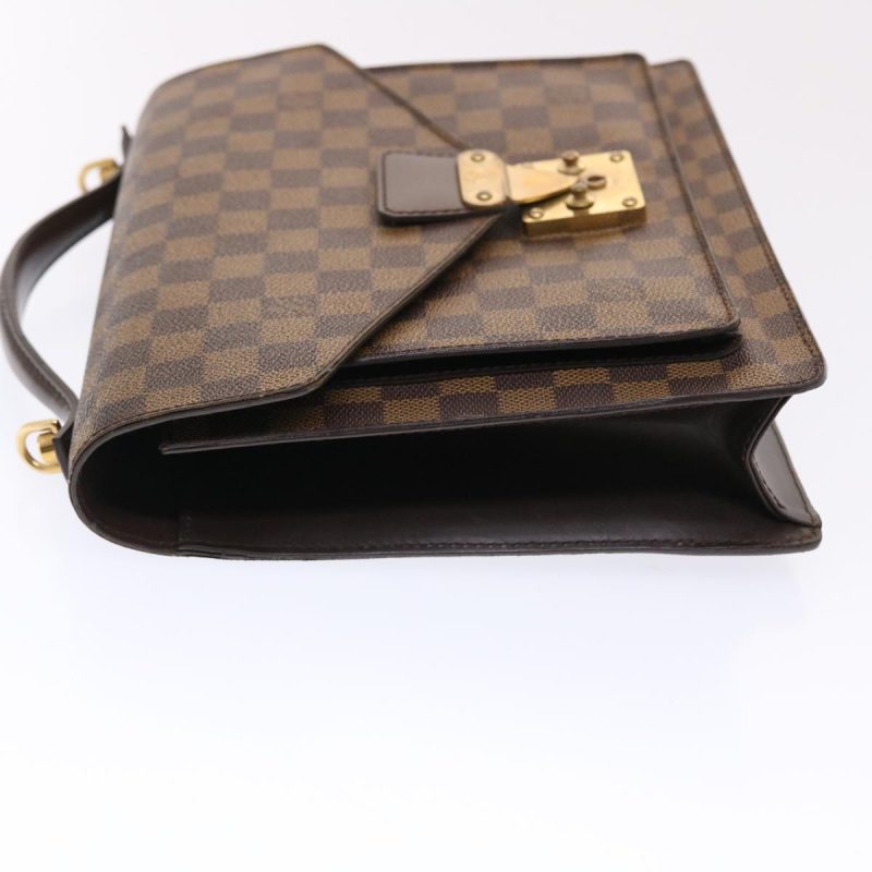 LOUIS VUITTON Damier Ebene Monceau 28 Hand Bag SPO 2way N48088 49347 - Logoexplore - Image 4