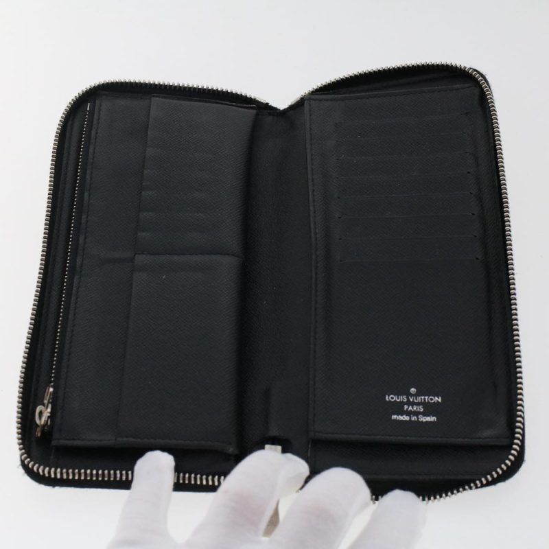 LOUIS VUITTON Damier Graphite Zippy Wallet Vertical Wallet - Logoexplore - Image 9
