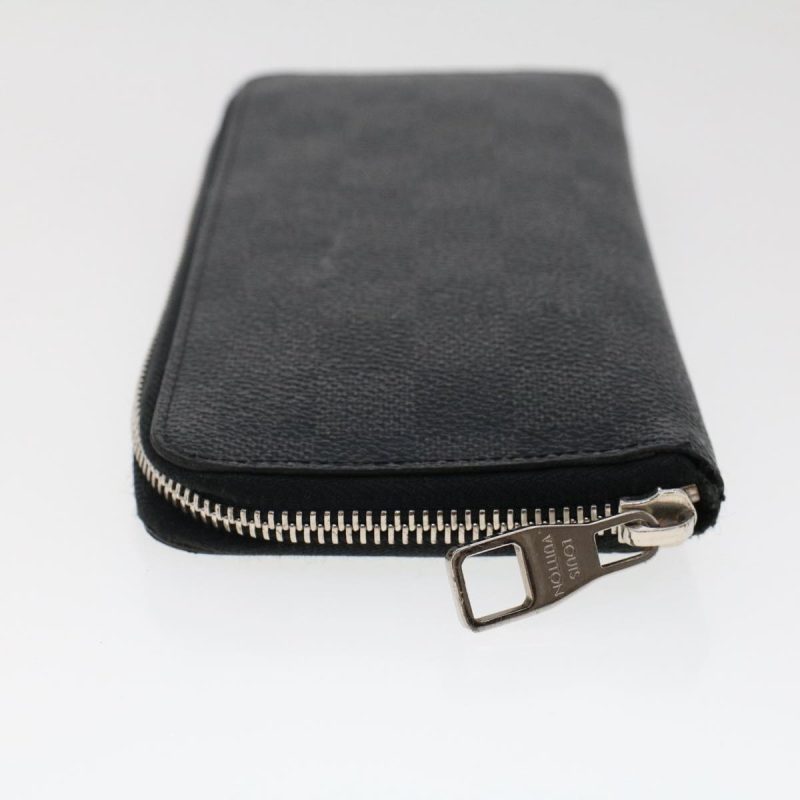 LOUIS VUITTON Damier Graphite Zippy Wallet Vertical Wallet - Logoexplore - Image 3