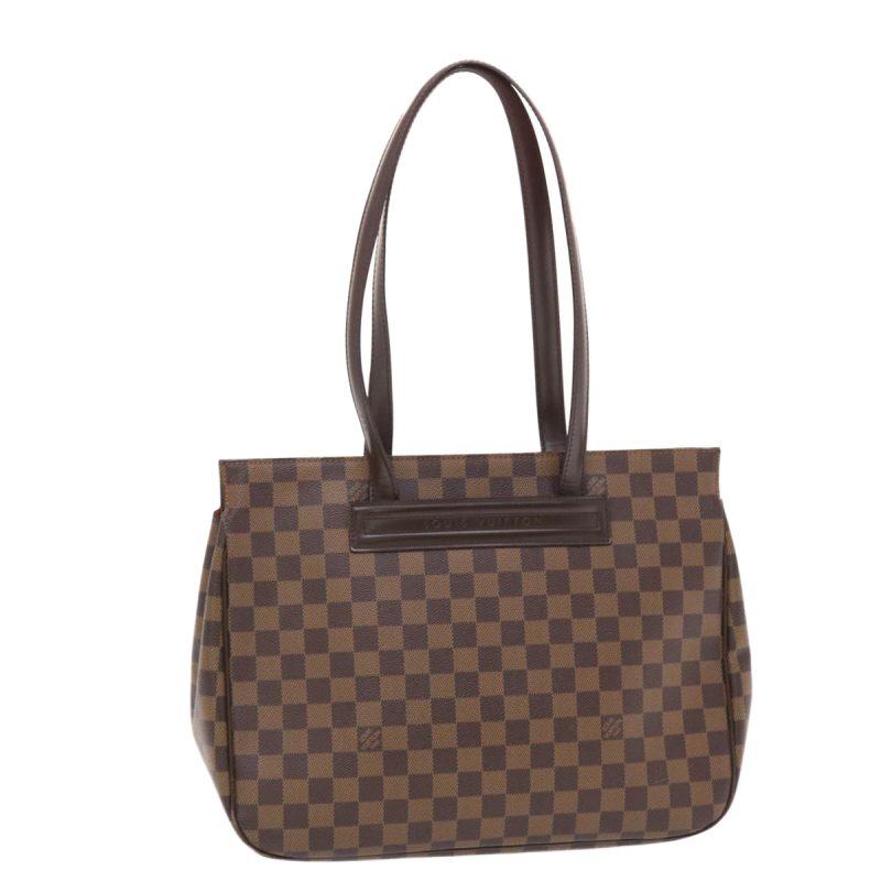 LOUIS VUITTON Damier Ebene Parioli PM Tote Bag - Logoexplore