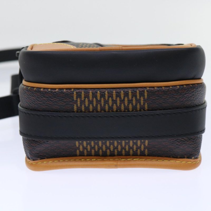 LOUIS VUITTON Damier Ebene Giant LVxNIGO Amazon Messenger Bag N40357 Auth 49475A - Logoexplore - Image 5