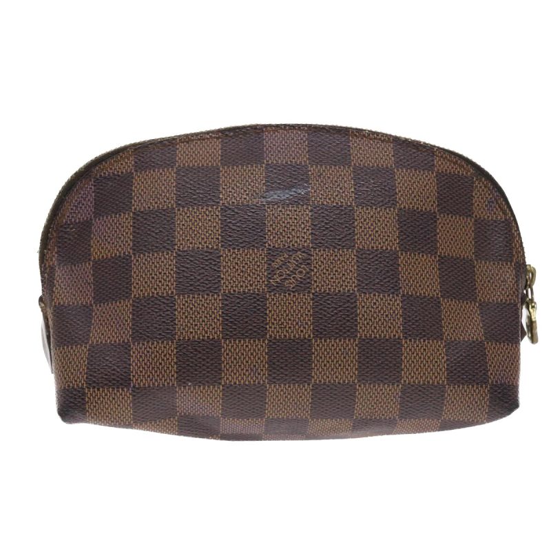 LOUIS VUITTON Damier Ebene Pochette Cosmetic PM Pouch - Logoexplore - Image 2