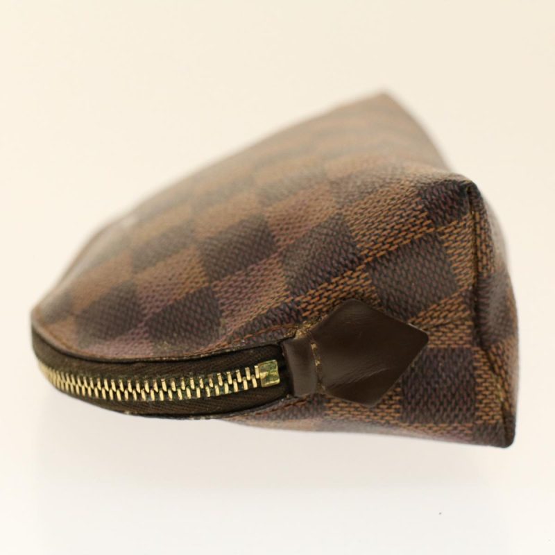 LOUIS VUITTON Damier Ebene Pochette Cosmetic PM Pouch - Logoexplore - Image 3