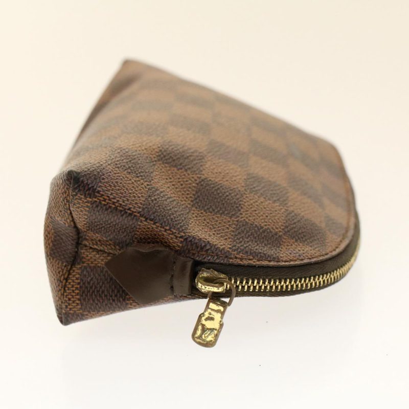 LOUIS VUITTON Damier Ebene Pochette Cosmetic PM Pouch - Logoexplore - Image 4