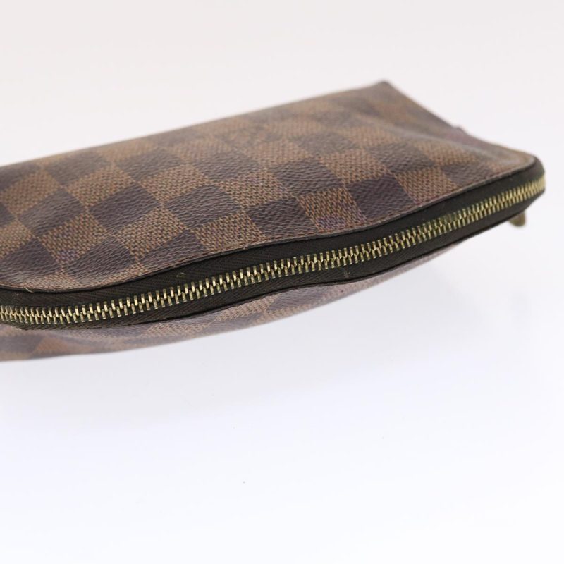 LOUIS VUITTON Damier Ebene Pochette Cosmetic PM Pouch - Logoexplore - Image 6
