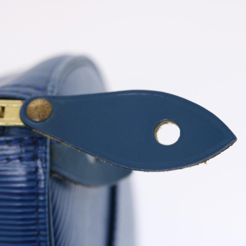 LOUIS VUITTON Epi Speedy 25 Hand Bag Toledo Blue M43015 49569 - Logoexplore - Image 9