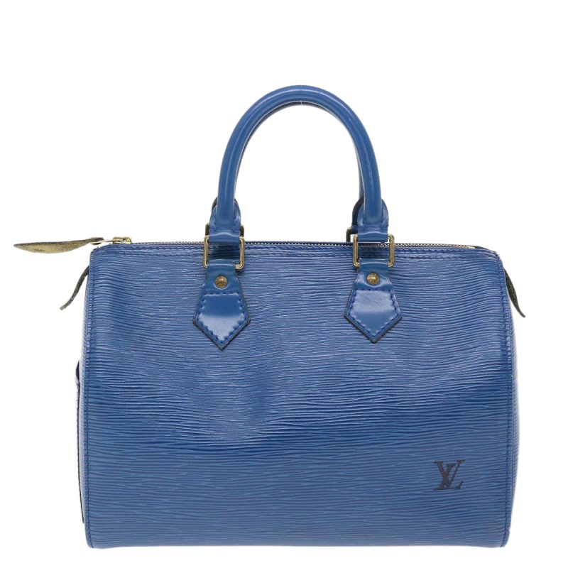 LOUIS VUITTON Epi Speedy 25 Hand Bag Toledo Blue M43015 49569 - Logoexplore - Image 2
