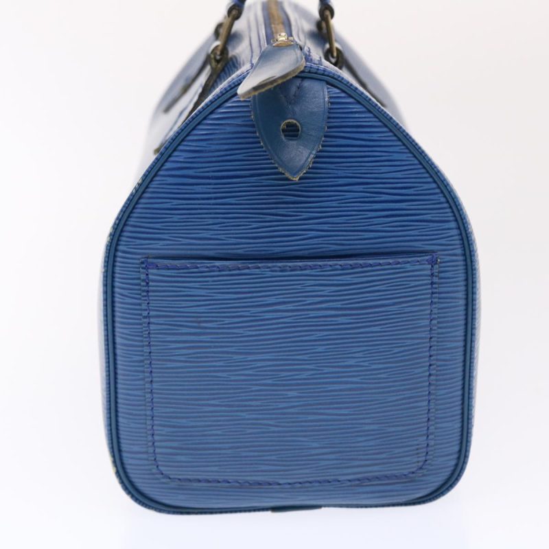 LOUIS VUITTON Epi Speedy 25 Hand Bag Toledo Blue M43015 49569 - Logoexplore - Image 3