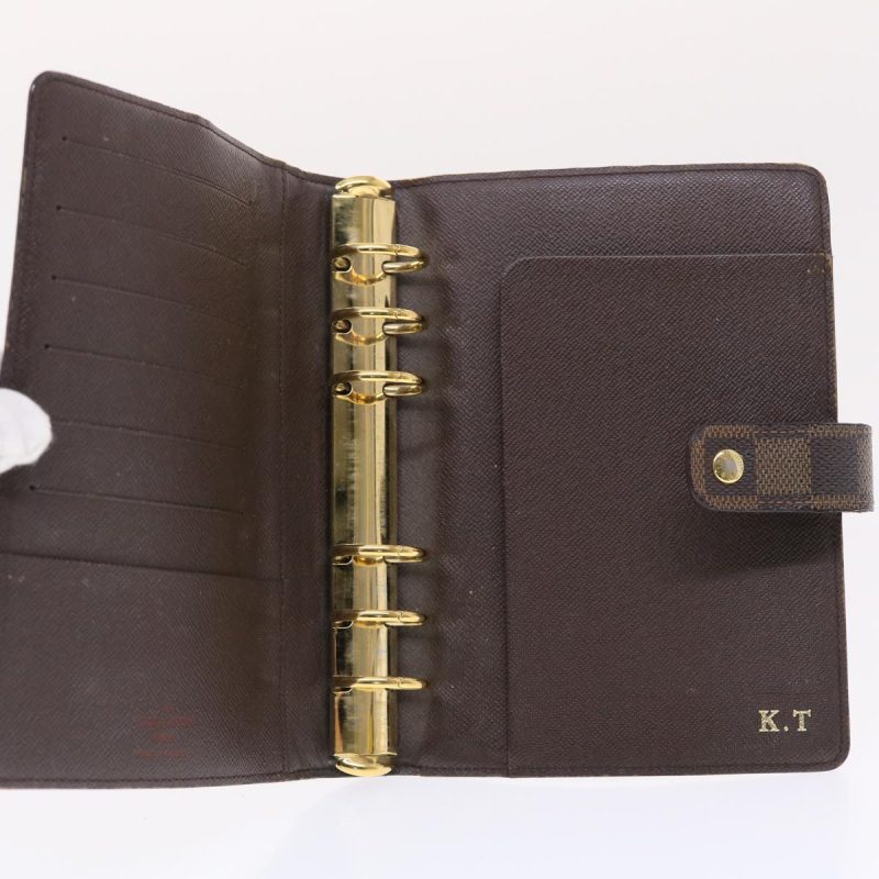 LOUIS VUITTON Damier Ebene Agenda MM Day Planner Cover - Logoexplore - Image 9